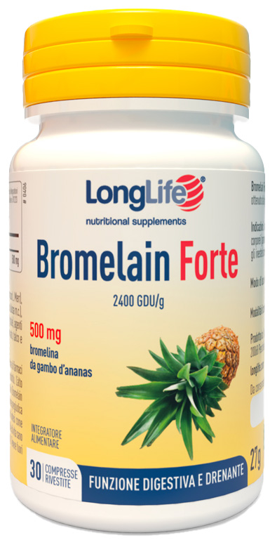 LONGLIFE BROMELAIN FORTE 30 COMPRESSE - UniversoFarmacie.it