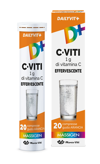 MASSIGEN VITAMINA C 1G EFFERVESCENTE 20 COMPRESSE - UniversoFarmacie.it