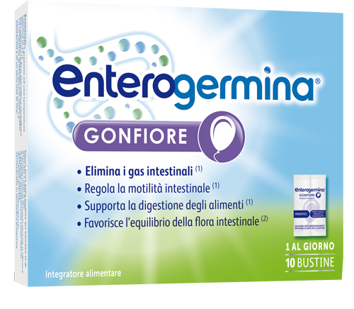 ENTEROGERMINA GONFIORE 10 BUSTINE BIPARTITE - UniversoFarmacie.it
