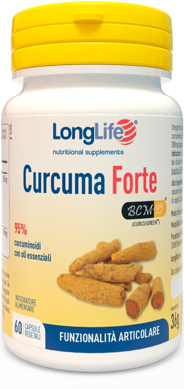 LONGLIFE CURCUMA FORTE 60 CAPSULE VEGETALI - UniversoFarmacie.it