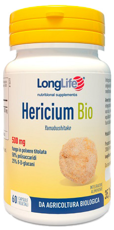 LONGLIFE HERICIUM BIO 60 CAPSULE VEGETALI - UniversoFarmacie.it