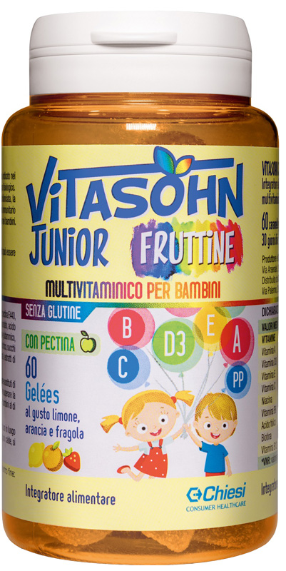 VITASOHN JUNIOR FRUTTINE 60 CARAMELLE - UniversoFarmacie.it