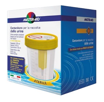 CONTENITORE RACCOLTA URINA SOTTOVUOTO MASTER-AID 120 ML - UniversoFarmacie.it