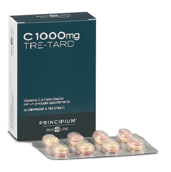 PRINCIPIUM C 1000 MG TRE-TARD 24 COMPRESSE A TRE STRATI - UniversoFarmacie.it