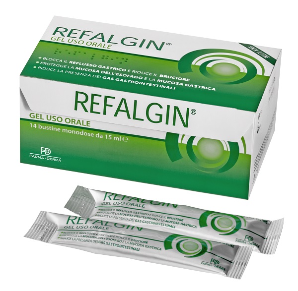 REFALGIN GEL OROSOLUBILE ANTIREFLUSSO 14 BUSTINE 15 ML - UniversoFarmacie.it