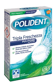 POLIDENT TRIPLA FRESCHEZZA 66 COMPRESSE - UniversoFarmacie.it