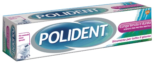 ADESIVO PROTESI DENTALI POLIDENT LUNGA TENUTA 70 G - UniversoFarmacie.it
