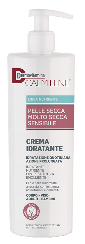 DERMOVITAMINA CALMILENE CREMA IDRATANTE PER PELLE SECCA, MOLTO SECCA O SENSIBILE 500 ML - UniversoFarmacie.it