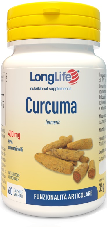 LONGLIFE CURCUMA 60 CAPSULE VEGETALI - UniversoFarmacie.it