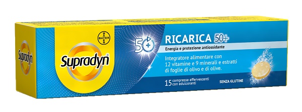 SUPRADYN RICARICA 50+ 15 COMPRESSE EFFERVESCENTI - UniversoFarmacie.it