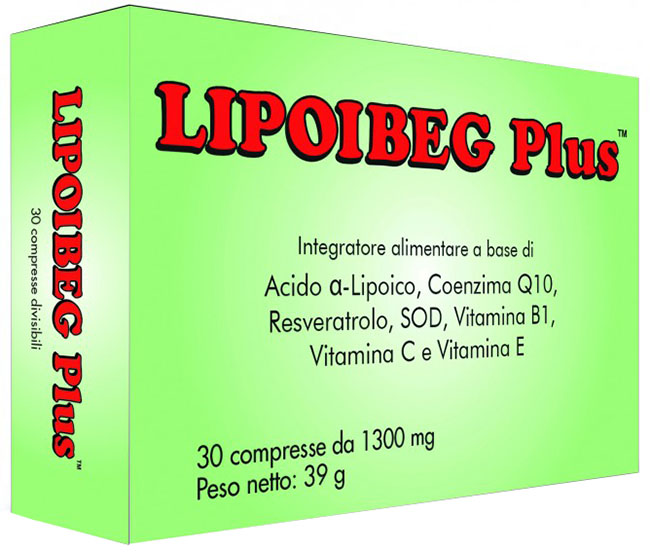 LIPOIBEG PLUS 30 COMPRESSE DA 1300 MG - UniversoFarmacie.it