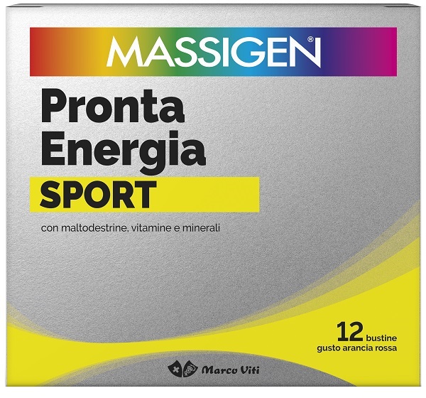 MASSIGEN SPORT PRONTA ENERGIA 12 BUSTINE - UniversoFarmacie.it