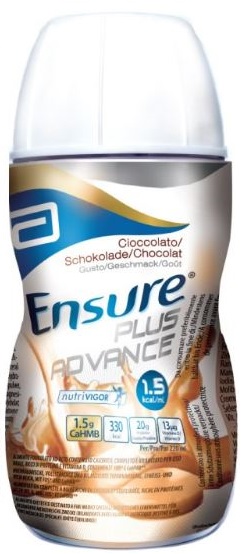 ENSURE PLUS ADVANCE CIOCCOLATO 4 BOTTIGLIE DA 220 ML - UniversoFarmacie.it