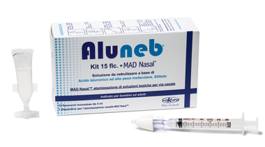 ALUNEB KIT SOLUZIONE ISOTONICA 15 FLACONCINI DA 4 ML + MAD NASAL ATOMIZZATORE - UniversoFarmacie.it