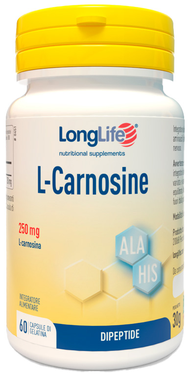 LONGLIFE L-CARNOSINE 60 CAPSULE - UniversoFarmacie.it