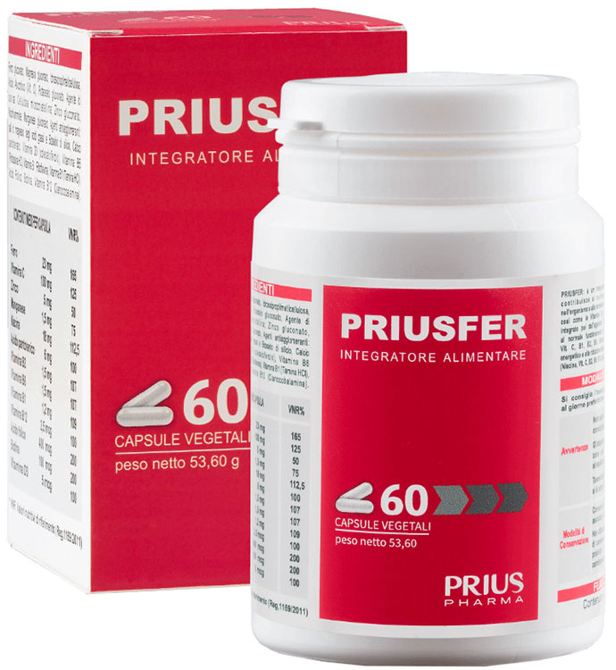 PRIUSFER 60 CAPSULE - UniversoFarmacie.it