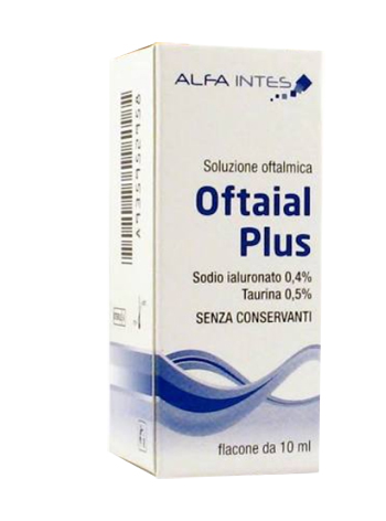 SOLUZIONE OFTALMICA OFTAIAL PLUS ACIDO IALURONICO 0,4% E TAURINA 10ML - UniversoFarmacie.it