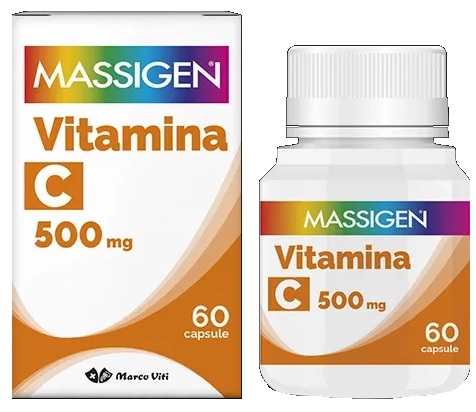 MASSIGEN C VITI 500MG DI VITAMINA C 60 CAPSULE - UniversoFarmacie.it