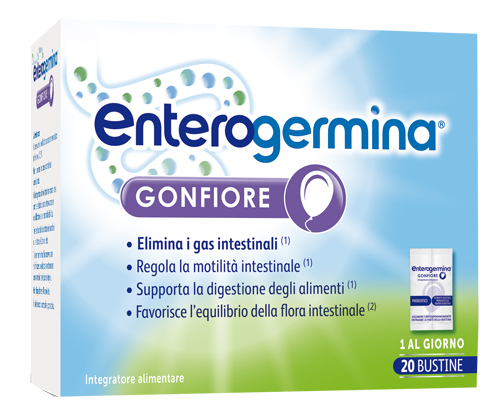 ENTEROGERMINA GONFIORE 20 BUSTINE BIPARTITE - UniversoFarmacie.it