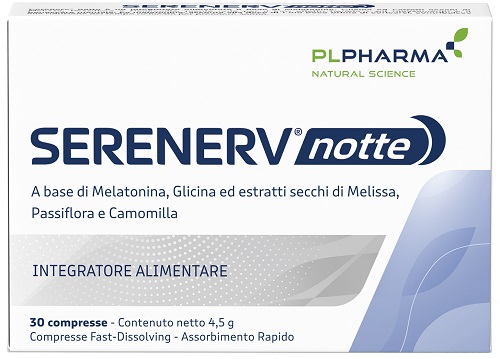 SERENERV NOTTE 30 COMPRESSE - UniversoFarmacie.it