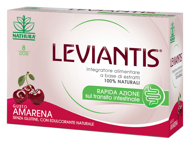 LEVIANTIS SENZA GLUTINE GUSTO AMARENA 8 DOSI / 16 BUSTE - UniversoFarmacie.it