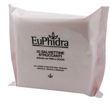 EUPHIDRA SALVIETTINE STRUCCANTI 20 PEZZI - UniversoFarmacie.it