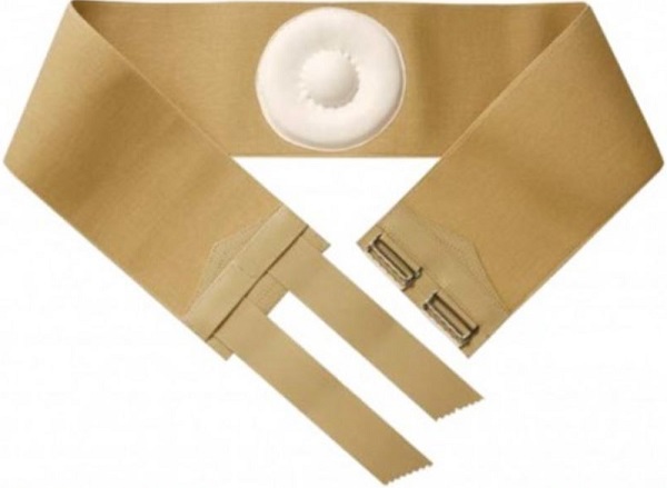 ORIONE 357 CINTO PER ERNIA OMBELICALE CON PELOTTA RIVESTITA IN PELLE BEIGE 9 - UniversoFarmacie.it