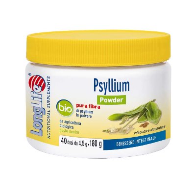 LONGLIFE PSYLLIUM POWDER BIO 180 G - UniversoFarmacie.it