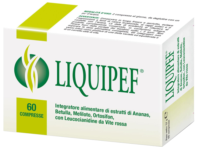 LIQUIPEF 60 COMPRESSE - UniversoFarmacie.it