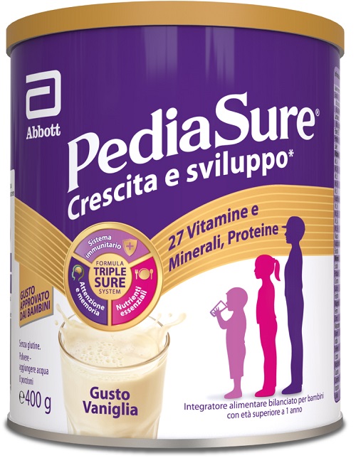 PEDIASURE CRESCITA&SVILUPPO VANIGLIA 400 G - UniversoFarmacie.it