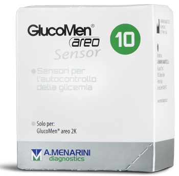 STRISCE GLUCOMEN AREO SENSOR PER ANALISI DEL GLUCOSIO 10 PEZZI - UniversoFarmacie.it