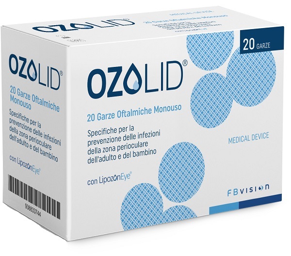 GARZA OZOLID OFTALMICA TNT CON OLIO OZONIZZATO IN FOSFOLIPIDI LIPOZONEYE 20 PEZZI - UniversoFarmacie.it