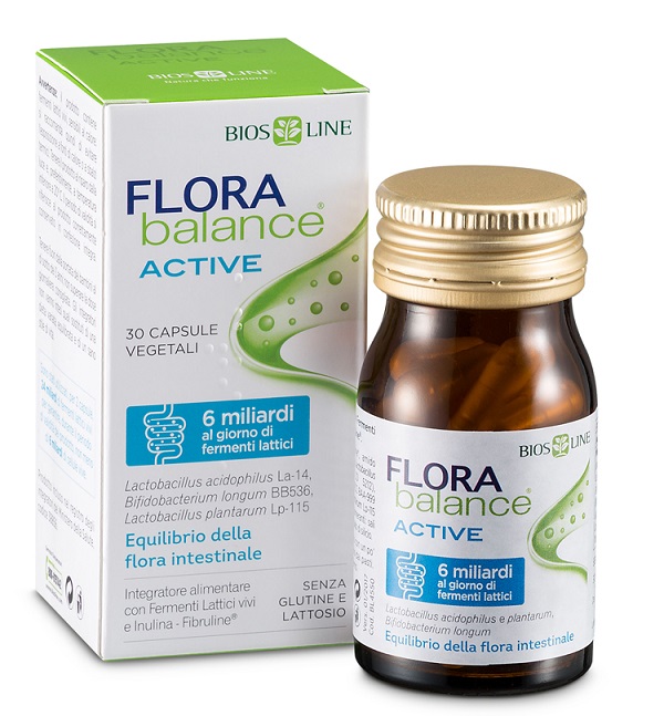 BIOSLINE FLORABALANCE ACTIVE 30 CAPSULE VEGETALI - UniversoFarmacie.it