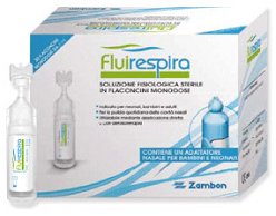 FLUIRESPIRA SOLUZIONE FISIOLOGICA STERILE 30 FLACONCINI MONODOSE DA 5ML - UniversoFarmacie.it