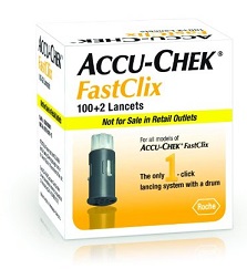LANCETTE PUNGIDITO ACCU-CHEK FASTCLIX 100 + 2 PEZZI - UniversoFarmacie.it