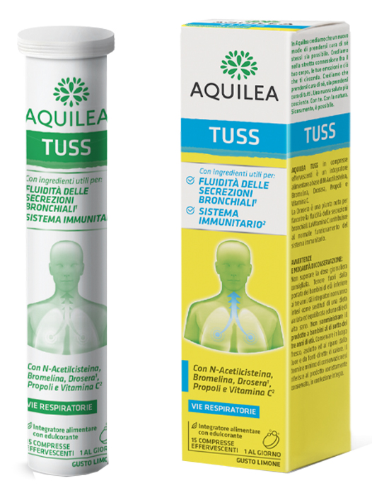 AQUILEA TUSS 15 COMPRESSE EFFERVESCENTI 90 G - UniversoFarmacie.it