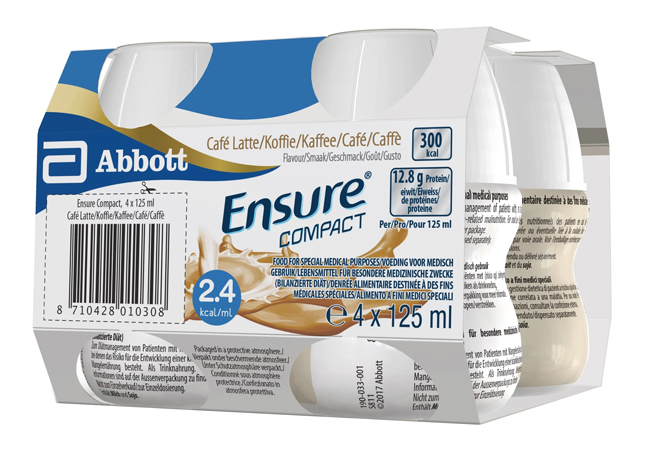 ENSURE COMPACT CAFFE 4 BOTTIGLIE DA 125 ML - UniversoFarmacie.it