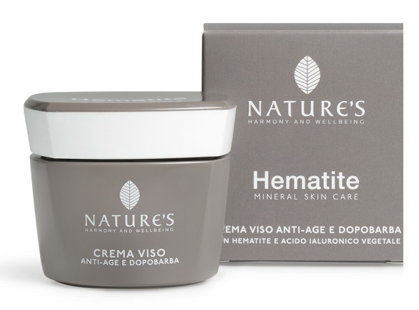 NATURE'S HEMATITE CREMA VISO ANTIAGE DOPOBARBA 50 ML - UniversoFarmacie.it
