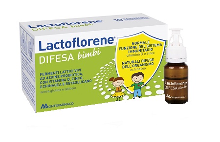 LACTOFLORENE DIFESA BAMBINI 10 FLACONI 100 ML - UniversoFarmacie.it