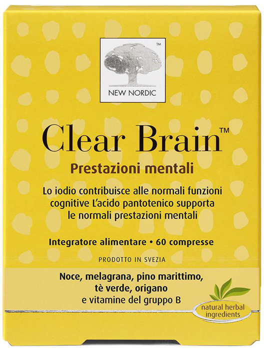 CLEAR BRAIN 60 COMPRESSE - UniversoFarmacie.it