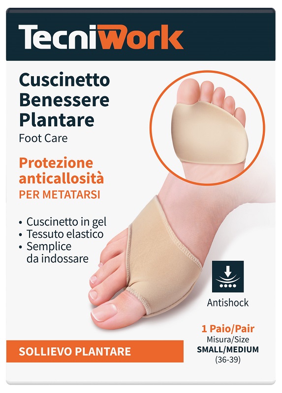 BENESSERE PLANTARE CUSCINETTO SMALL/MEDIUM 1 PAIO - UniversoFarmacie.it
