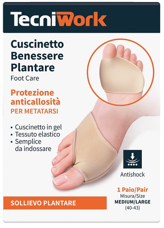BENESSERE PLANTARE CUSCINETTO MEDIUM/LARGE 1 PAIO - UniversoFarmacie.it