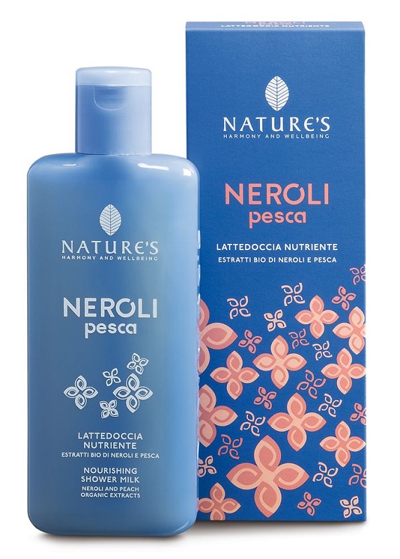 NATURE'S NEROLI E PESCA LATTE DOCCIA NUTRIENTE 200 ML - UniversoFarmacie.it