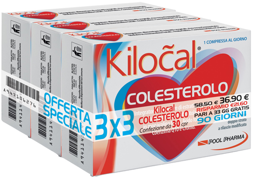 KILOCAL COLESTEROLO 30 COMPRESSE - UniversoFarmacie.it