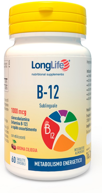 LONGLIFE B12 1000 MCG 60 TAVOLETTE - UniversoFarmacie.it