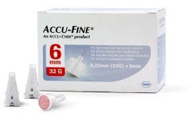 AGO PER PENNA DA INSULINA ACCU-FINE PEN NEEDLE ACCU-CHEK GAUGE 32 X 6MM 100 PEZZI - UniversoFarmacie.it