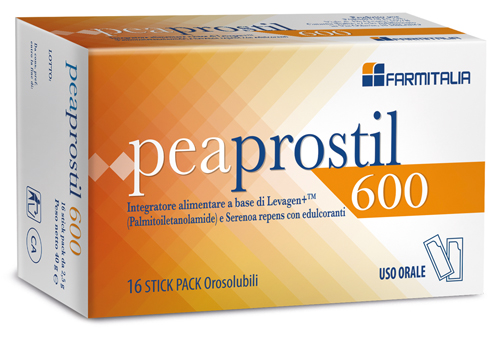 PEAPROSTIL 600 16 STICK PACK OROSOLUBILI - UniversoFarmacie.it