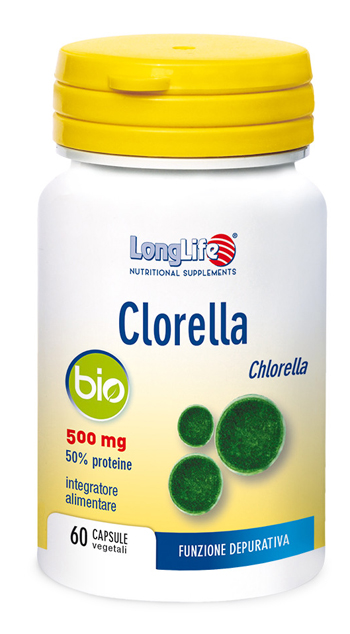 LONGLIFE CLORELLA BIO 60 CAPSULE VEGETALI - UniversoFarmacie.it