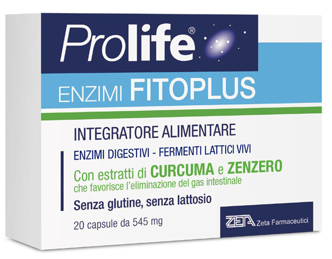 PROLIFE ENZIMI FITOPLUS 20 CAPSULE - UniversoFarmacie.it
