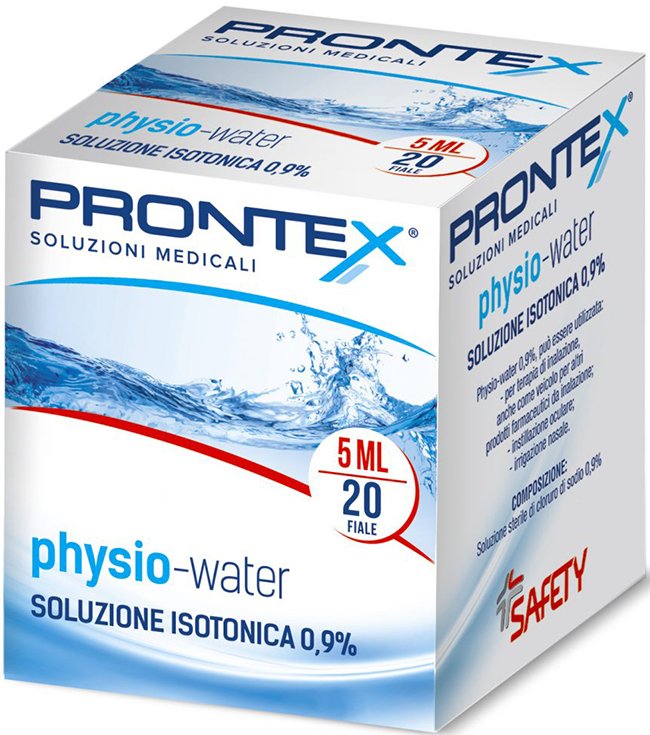 SOLUZIONE FISIOLOGICA PRONTEX PHYSIO ISOTONIC 20 FIALE DA 5 ML - UniversoFarmacie.it